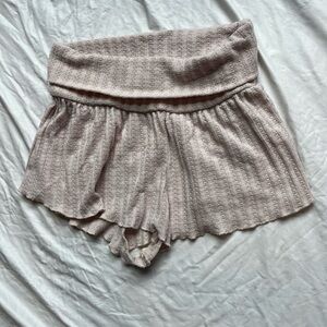 Urban Outfitters Blush Knit Shorts
